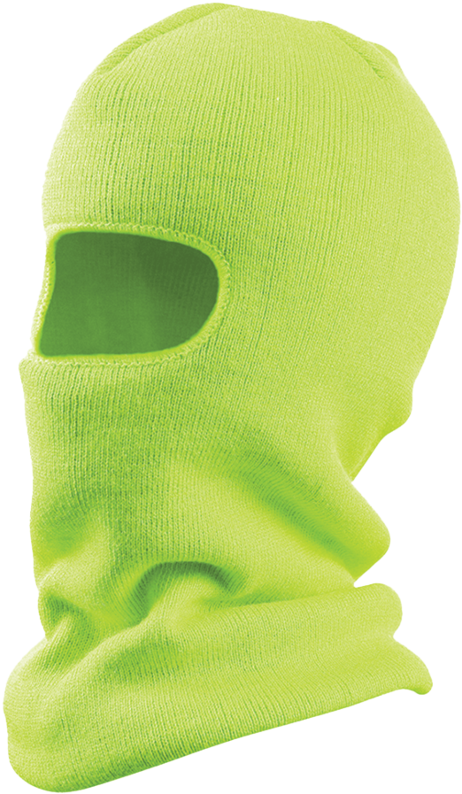 Neon Green Balaclava PNG