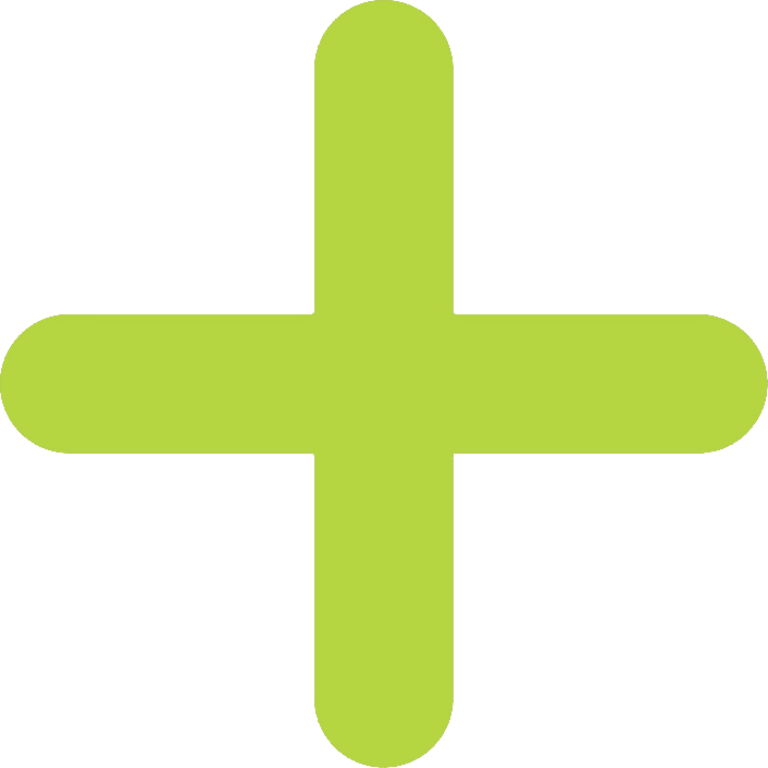 Neon Green Plus Sign PNG