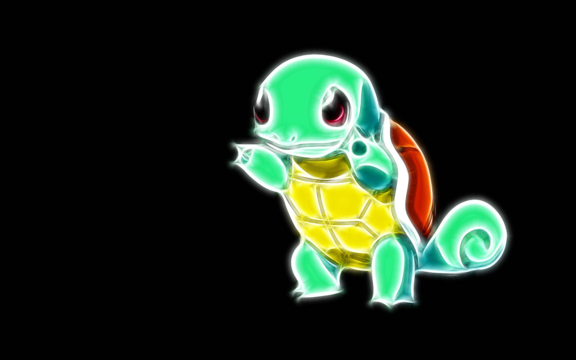 Neon Green Squirtle Cool Pokemon Wallpaper