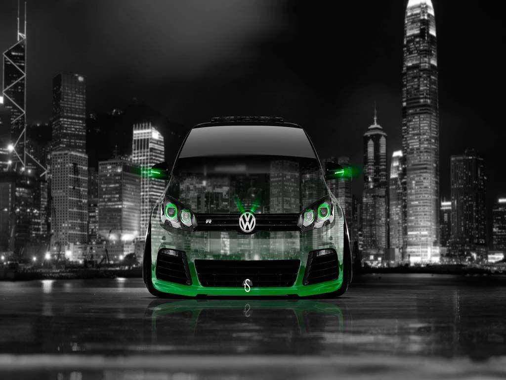 Neon Green Volkswagen Wallpaper