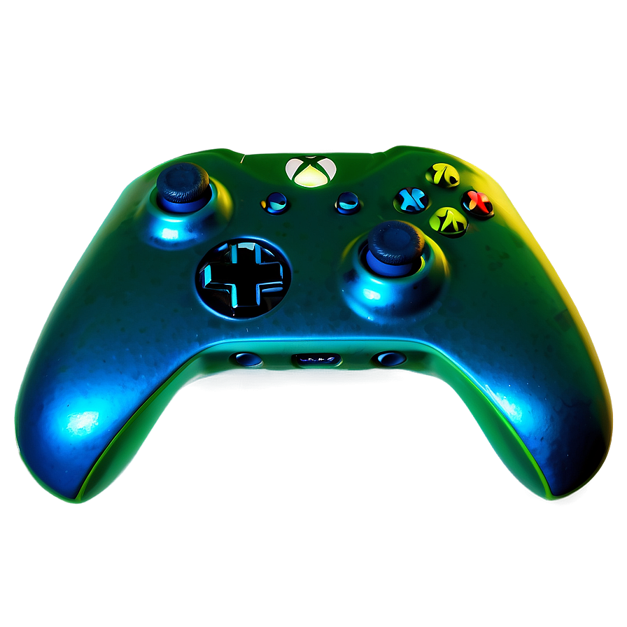 Neon Green Xbox Controller Png 05252024 PNG