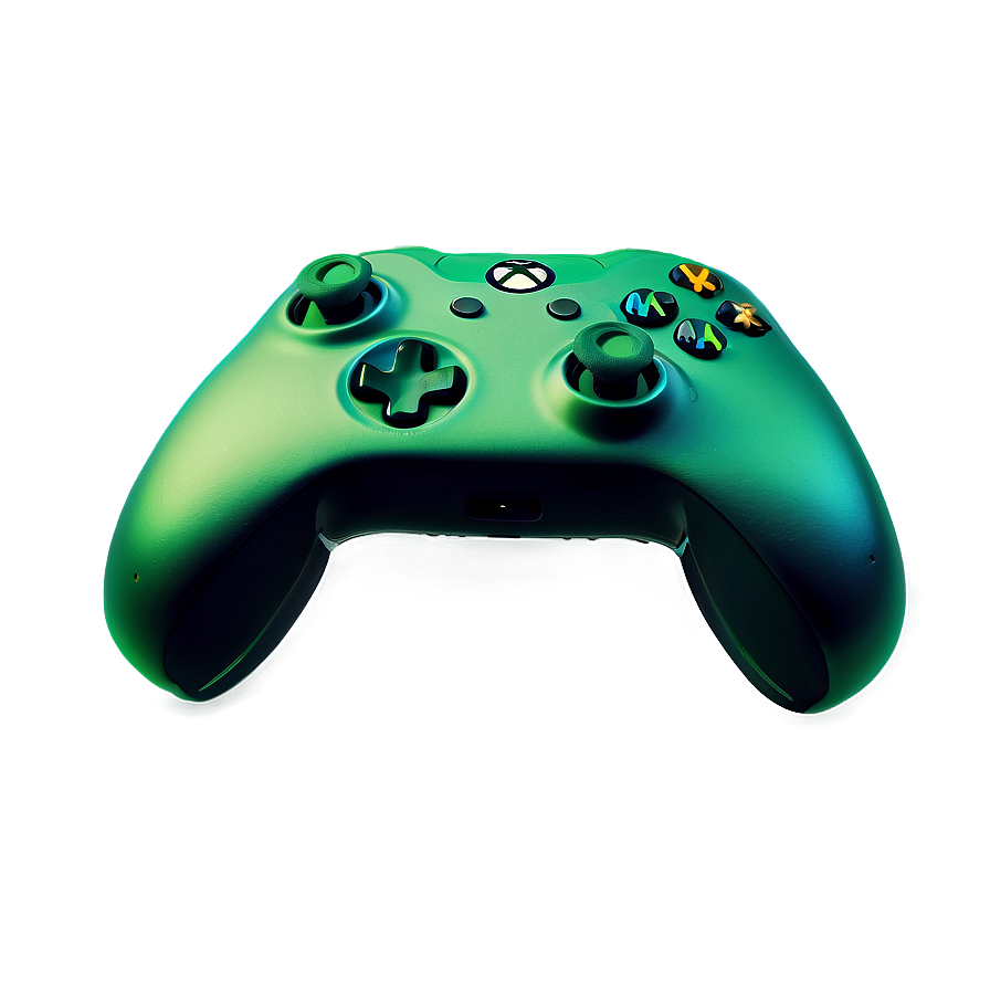 Neon Green Xbox Controller Png 4 PNG