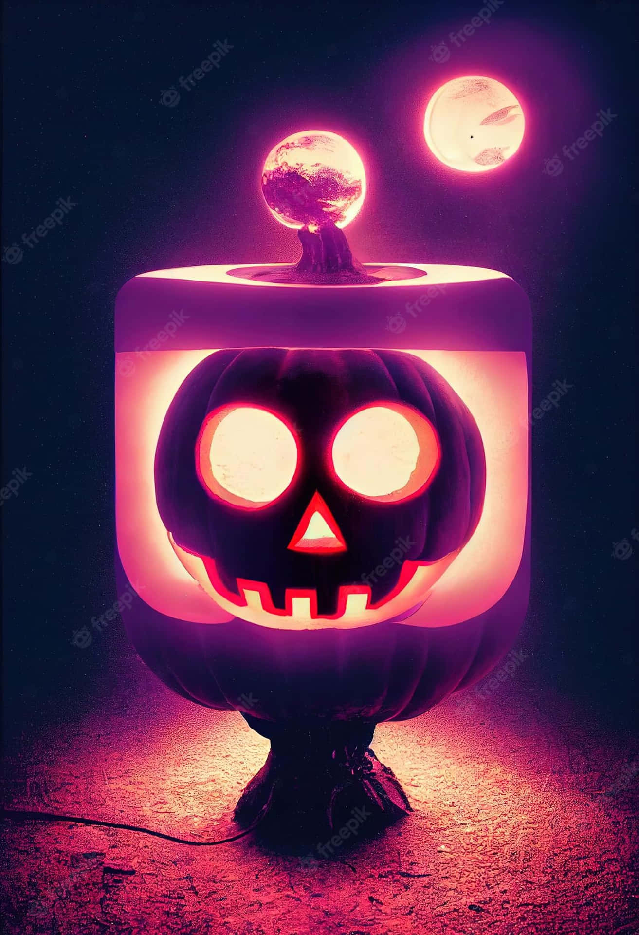 Neon Halloween - Brightly Colored Halloween Costumes Wallpaper