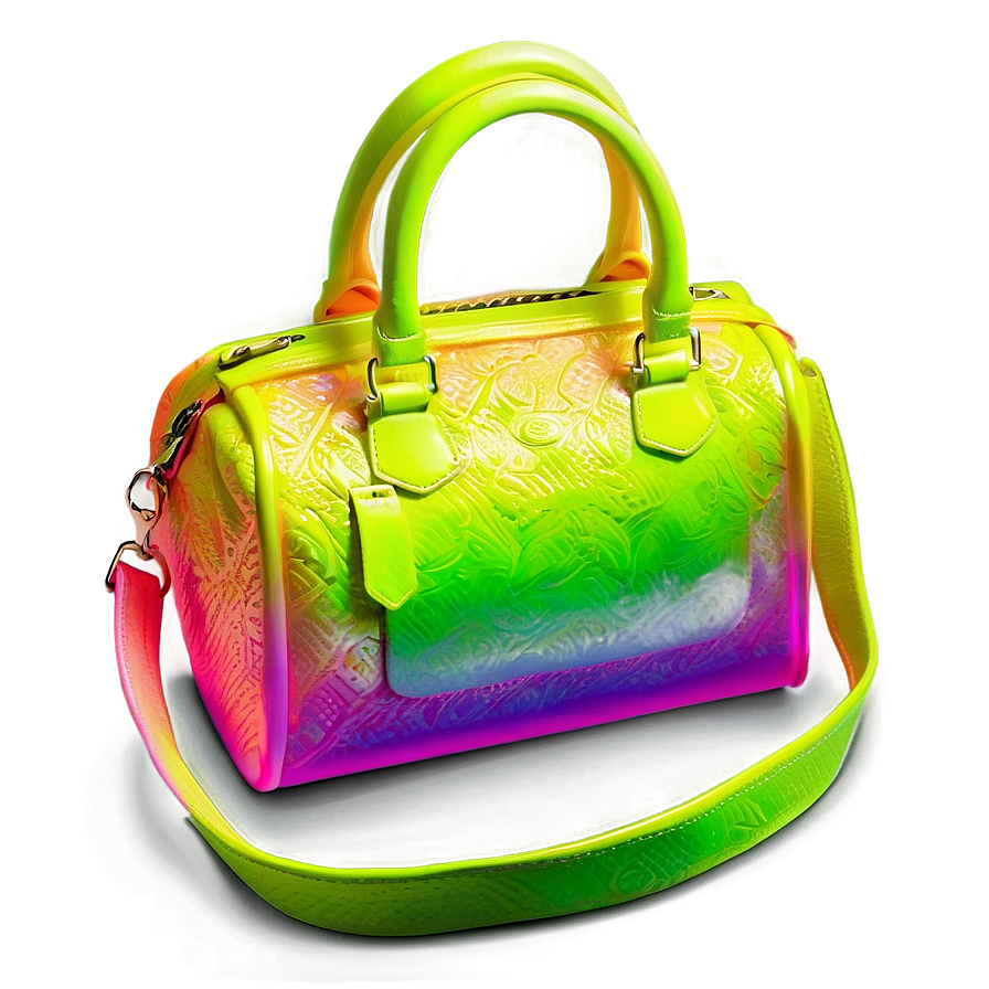 Neon Handbag Png 14 PNG
