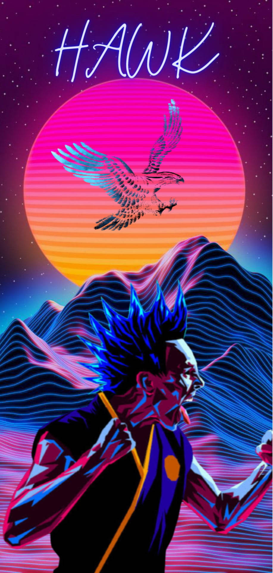 Neon Hawk Cobra Kai Wallpaper