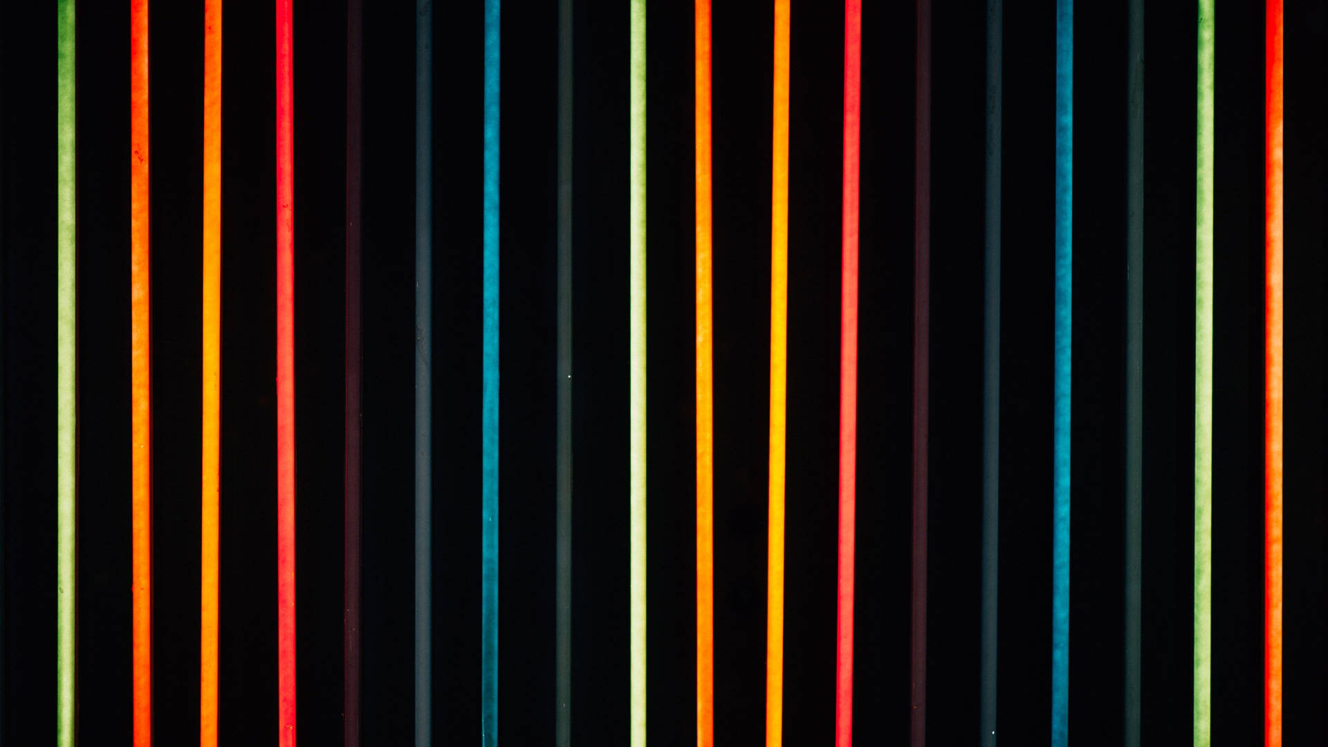 Neon Light Stripes Wallpaper