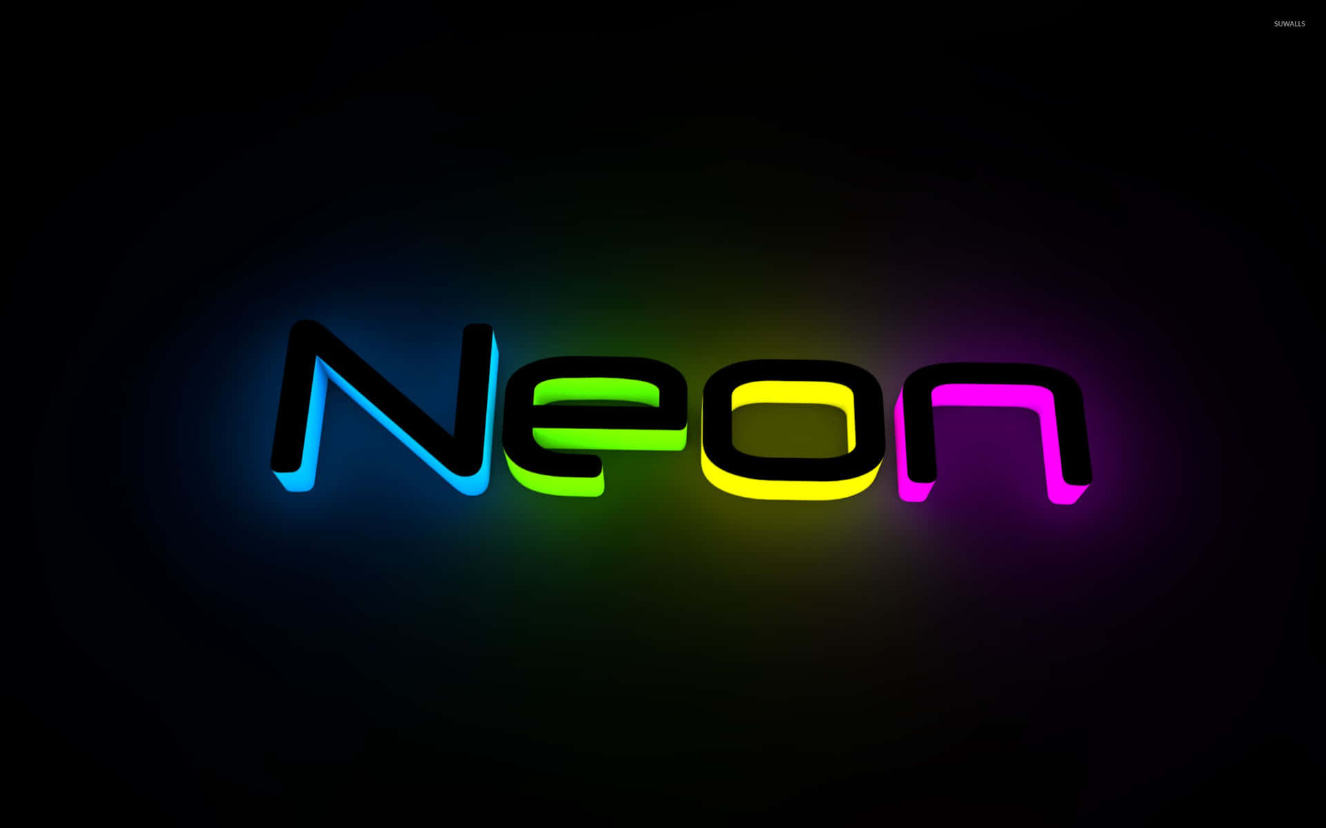 Neonlys kan give et æstetisk udtryk til enhver miljø. Wallpaper