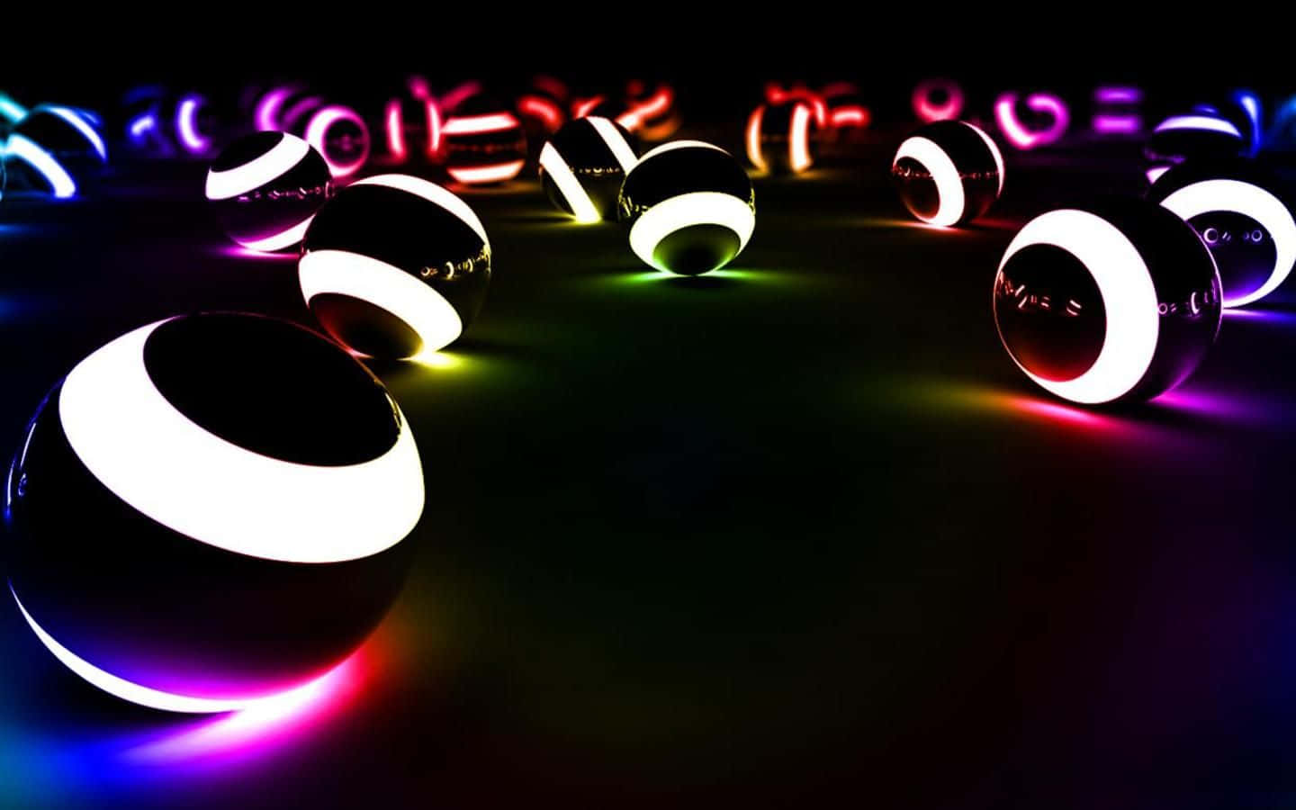 A vibrant neon lights background