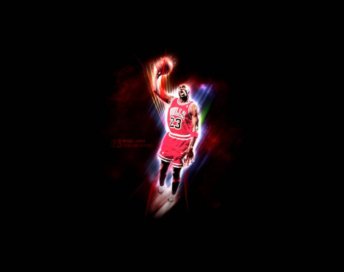Neon Lights Michael Jordan