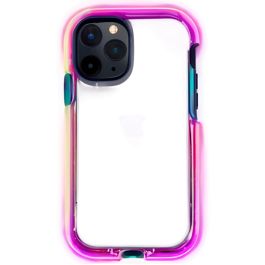 Neon Lights Phone Case Png Dmy43 PNG