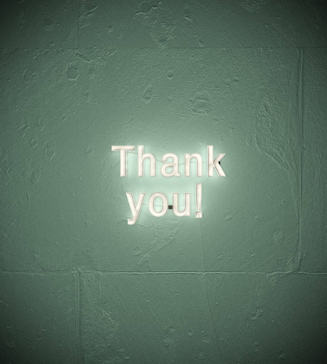 Neon Lights To Say Thanks For Watching Wallpaper