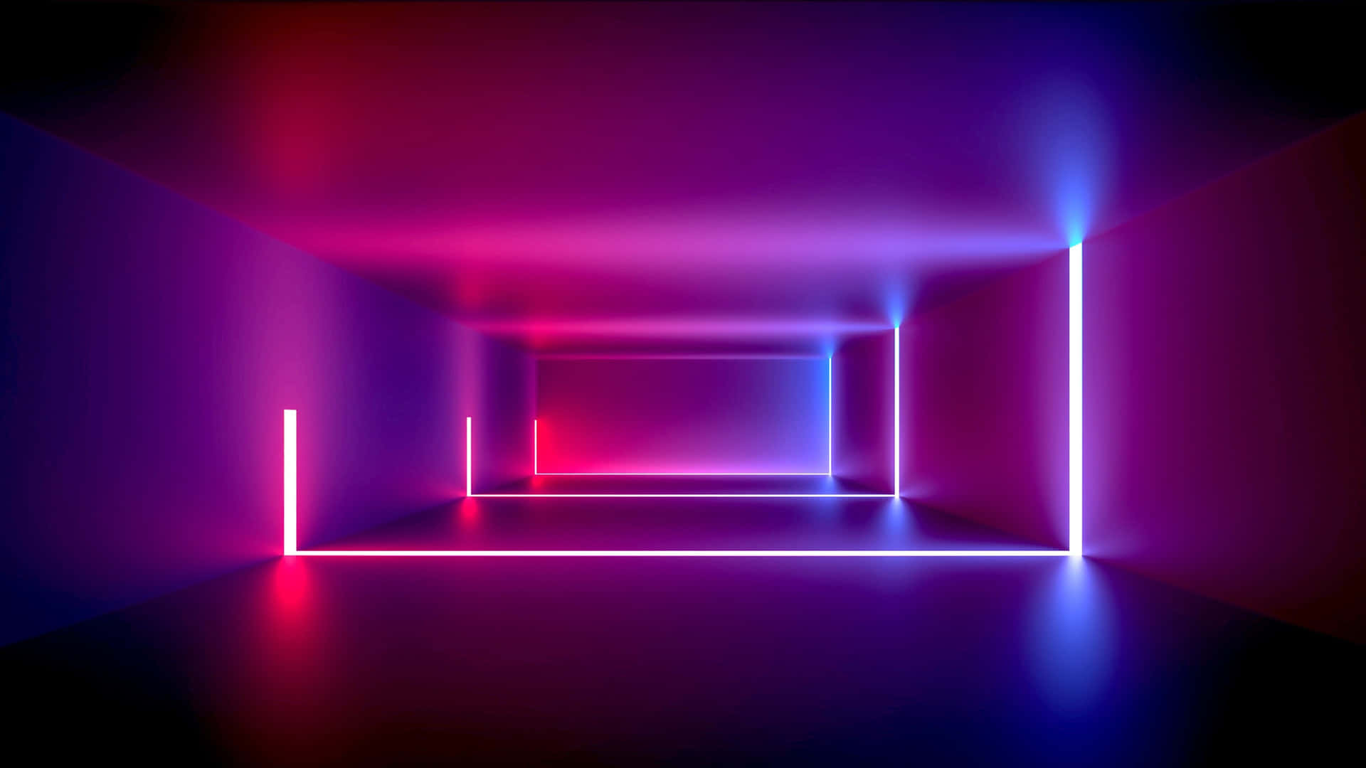 Geometrical Neon Lights Tumblr Laptop Wallpaper