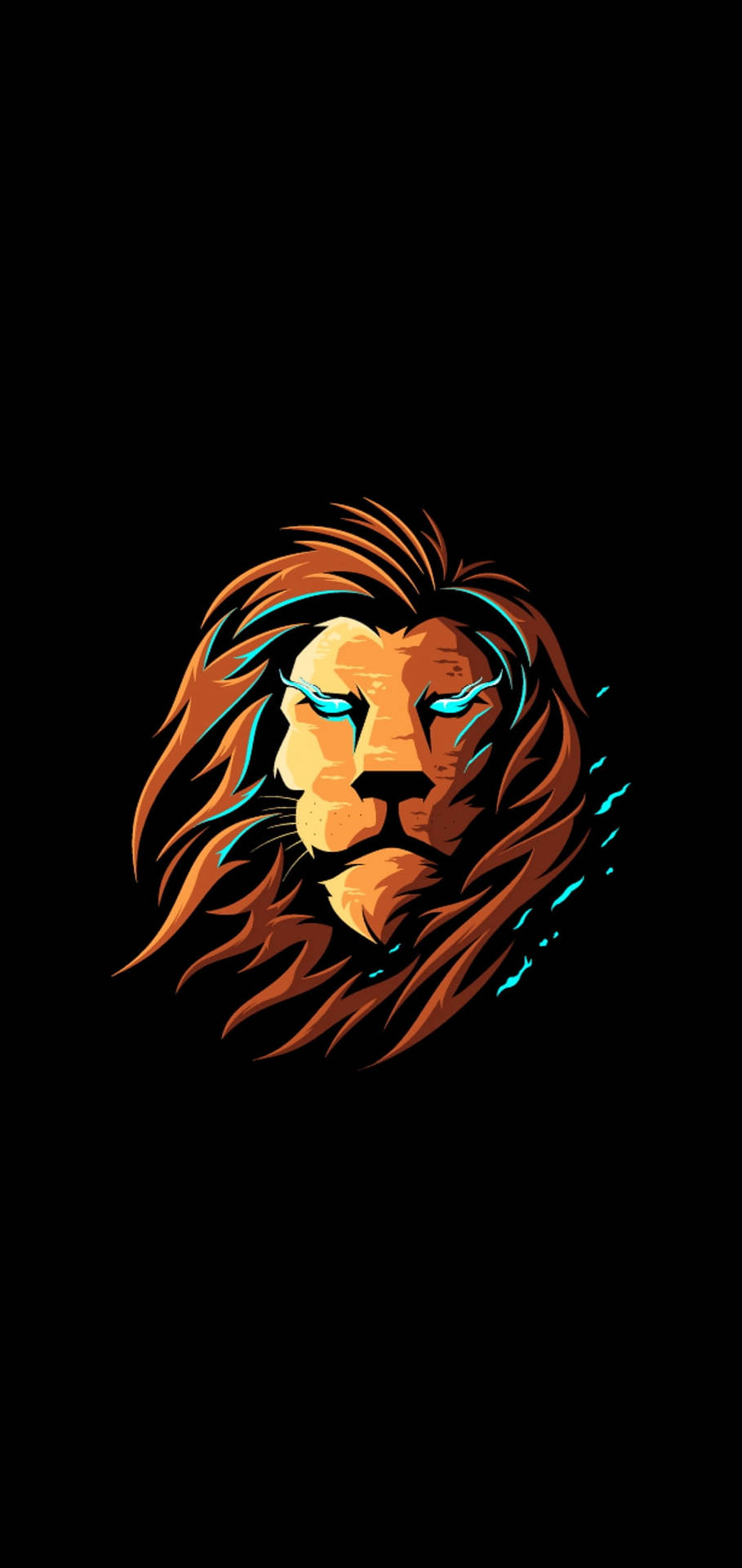 Neon Lion Gaming Logo Hd