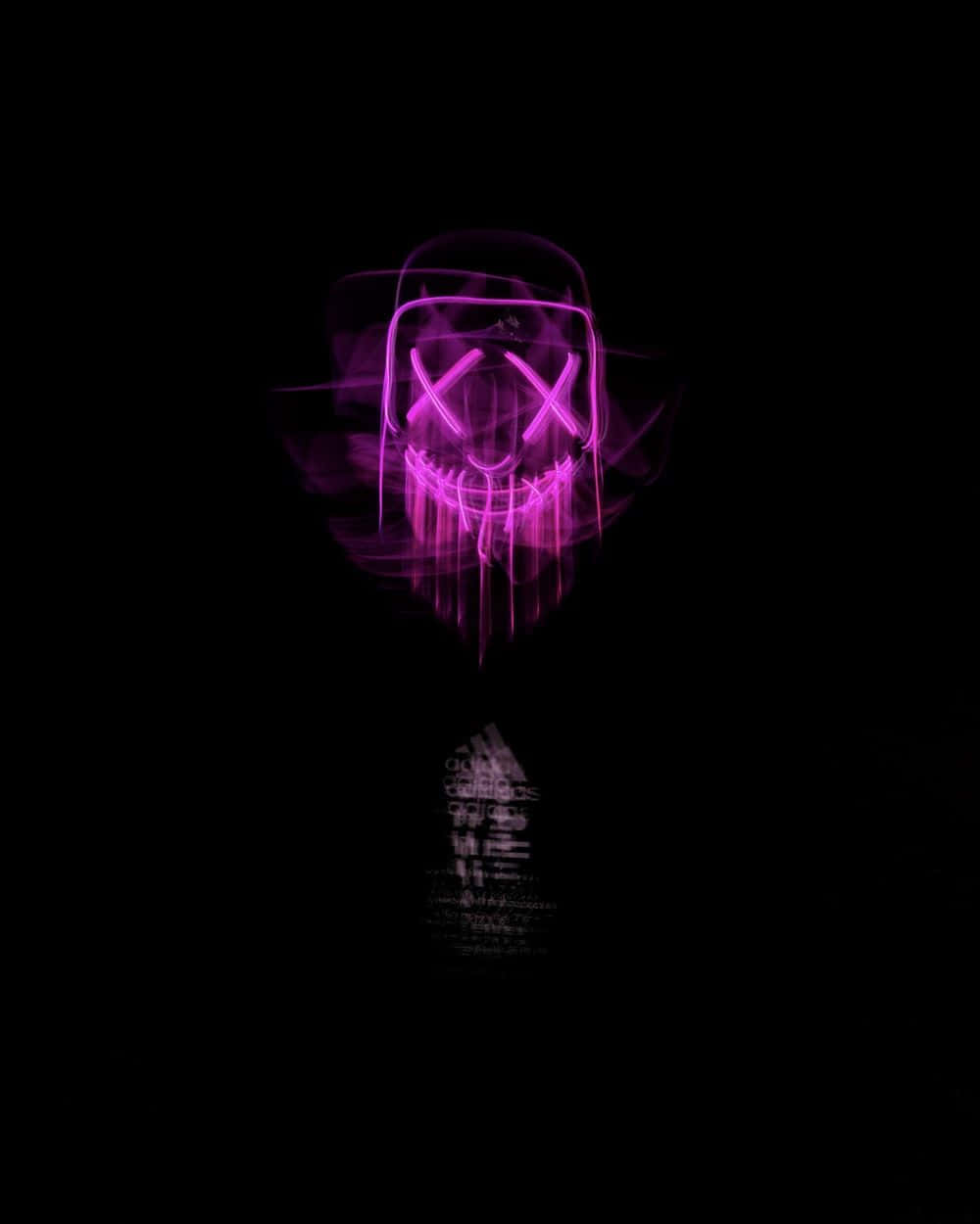 Neon Mask Wallpaper