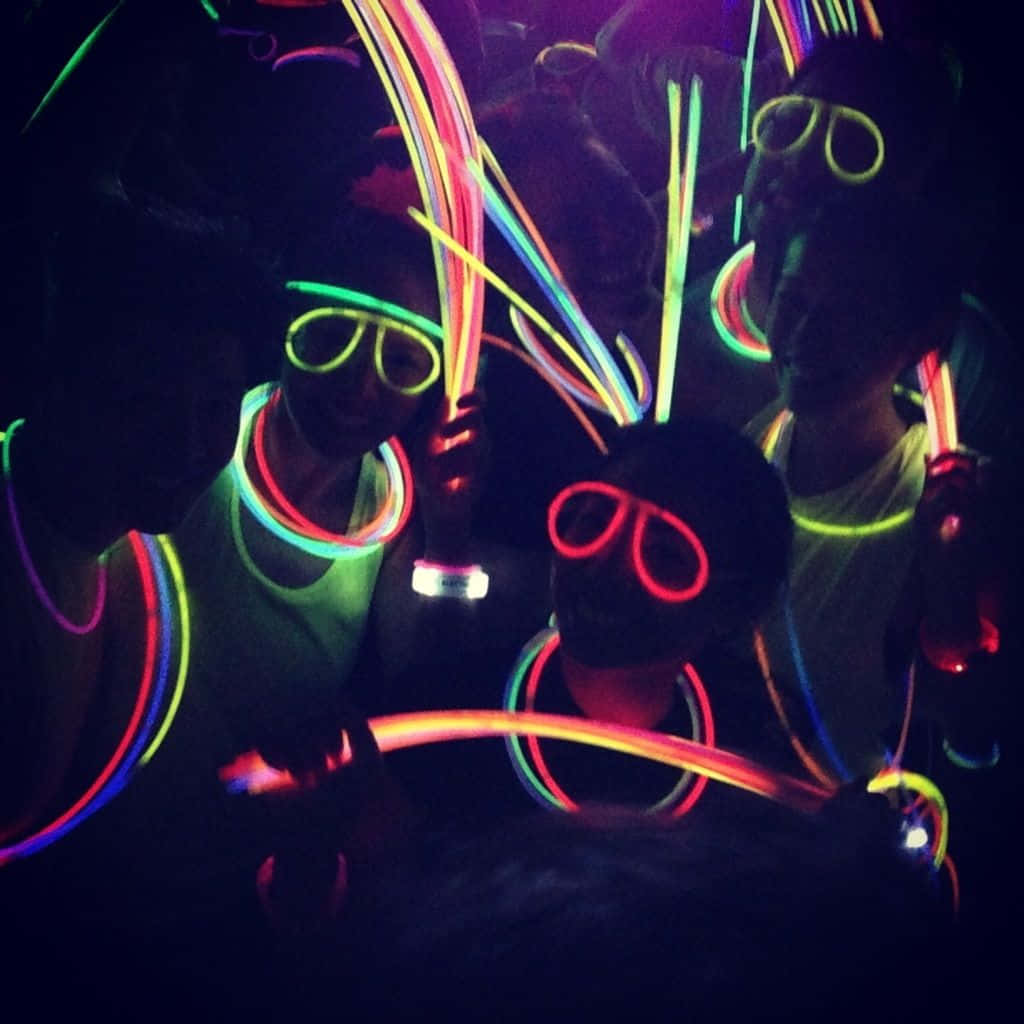 Neon_ Party_ Glowing_ Accessories Wallpaper