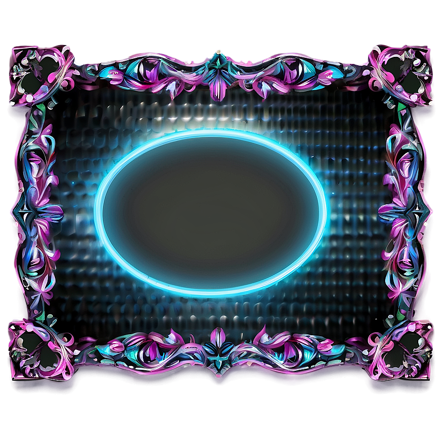 Neon Photo Frame Png Ngf PNG