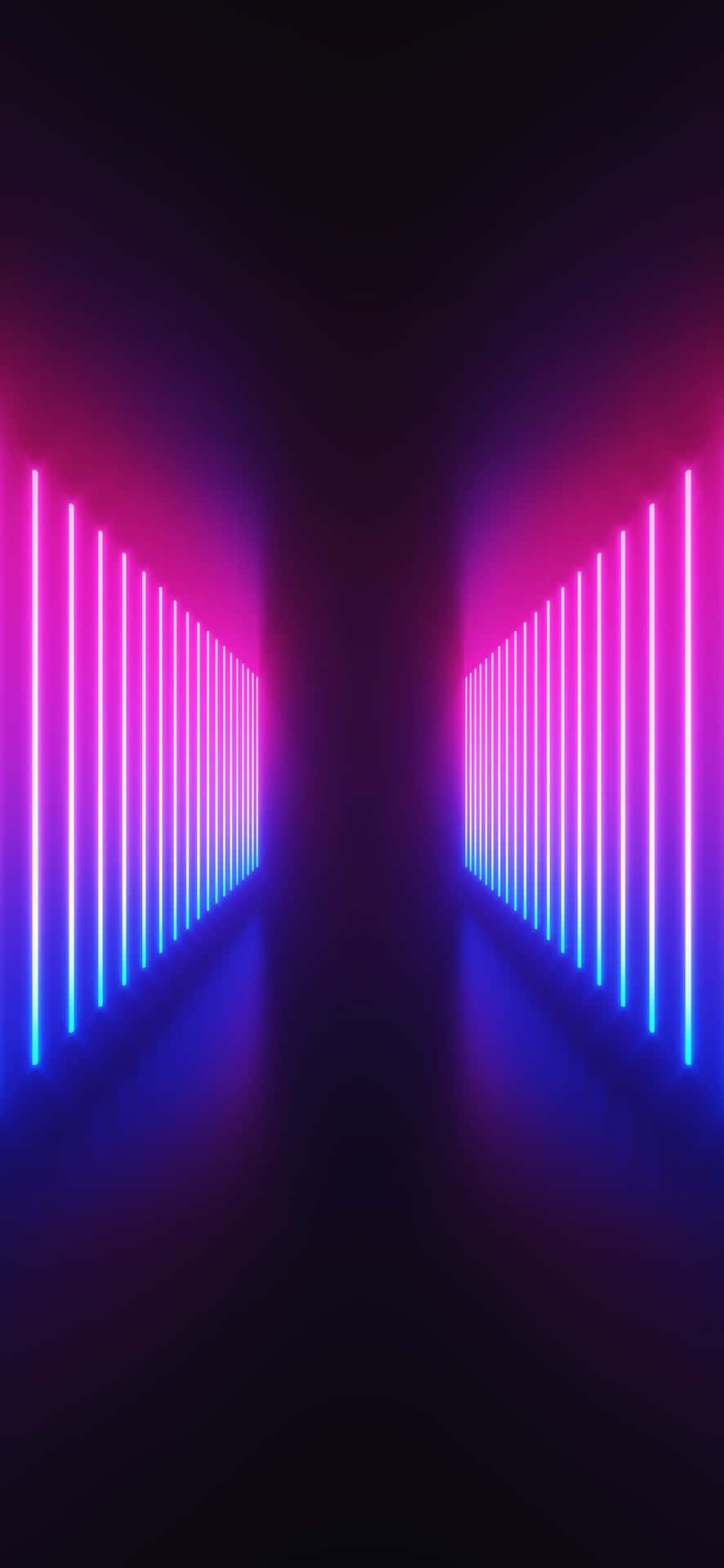 Neongradient-futuristisches Sci-fi-pfad-bild