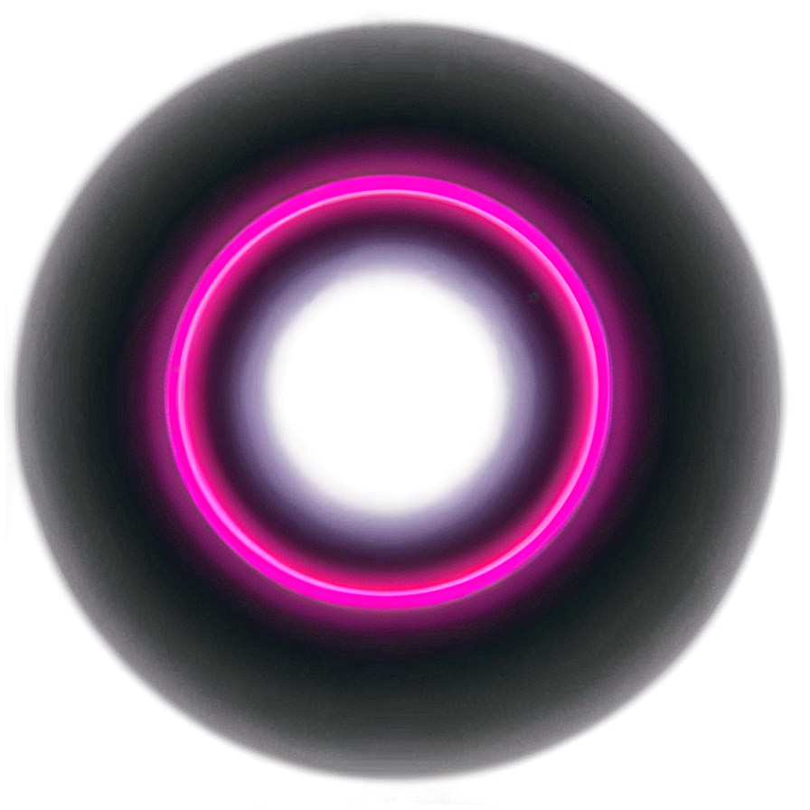 Neon Pink Circle Image Png 06202024 PNG