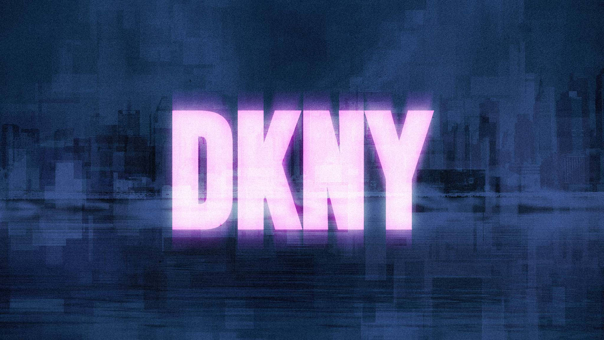 Neon Pink Dkny Logo Wallpaper