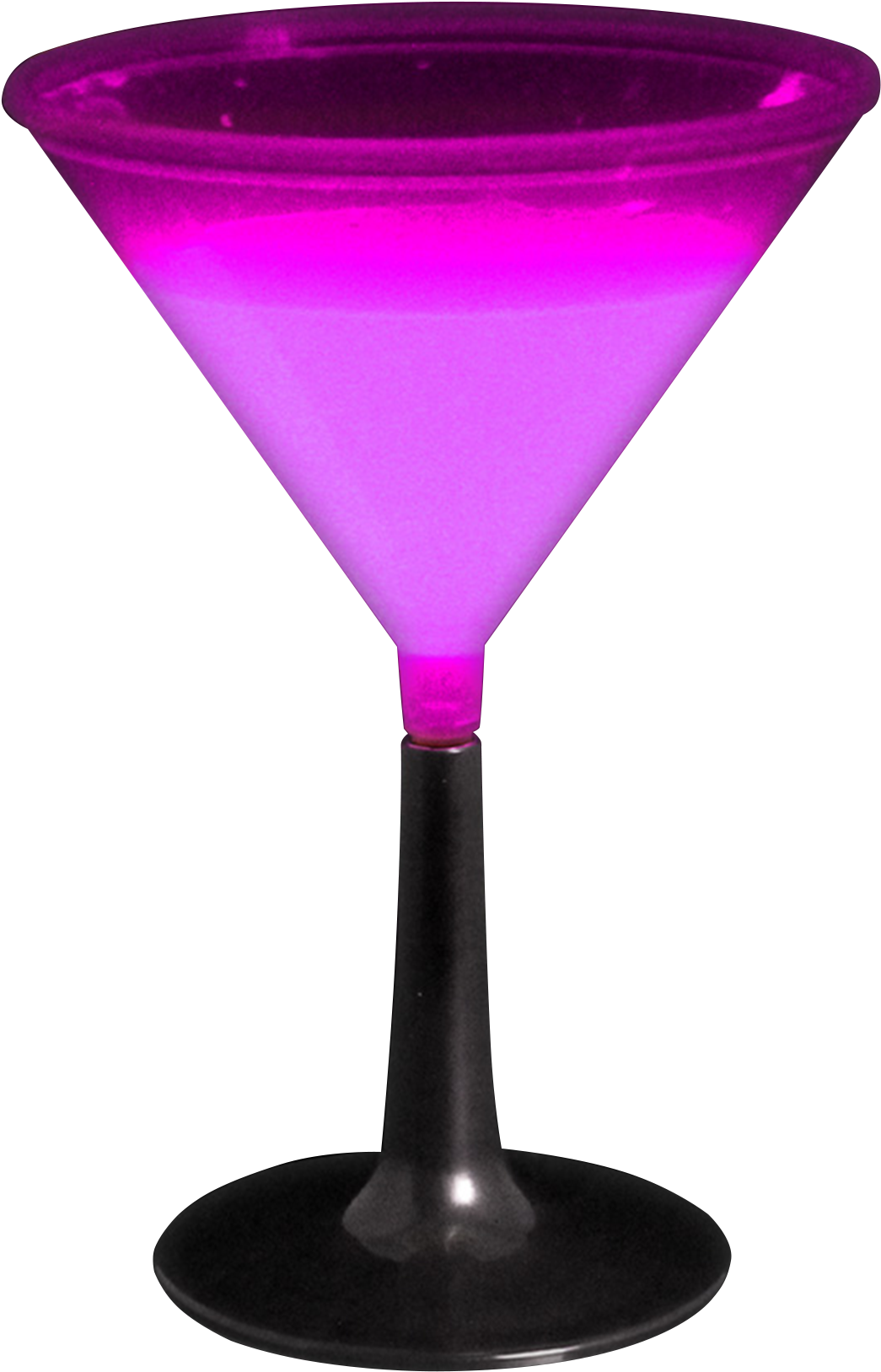 Neon Pink Martini Glass PNG