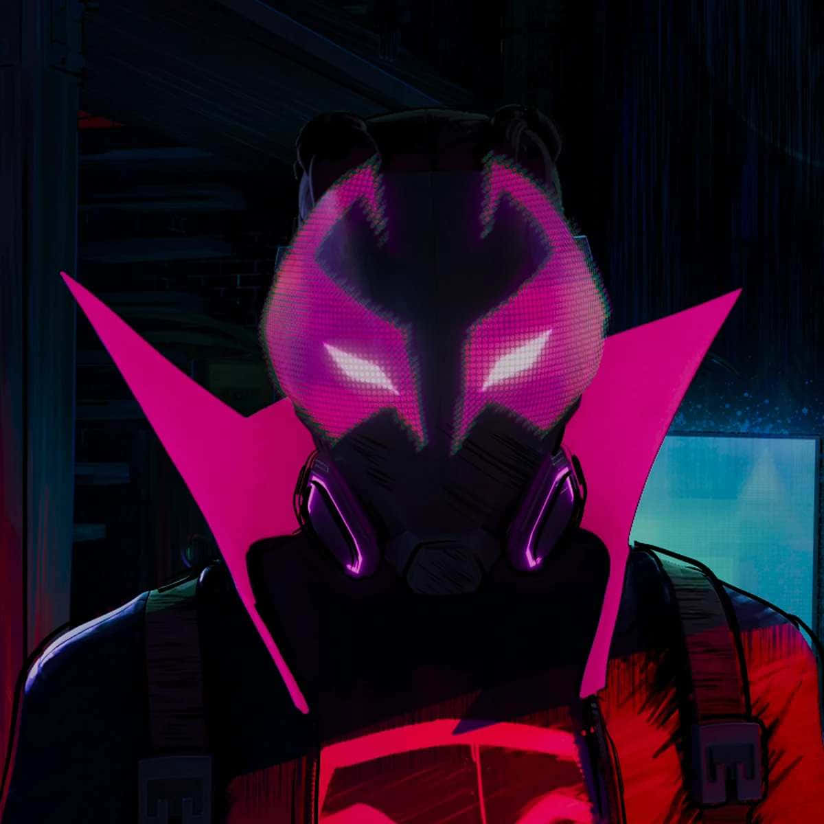 Neon Prowler Night Vigilante Wallpaper