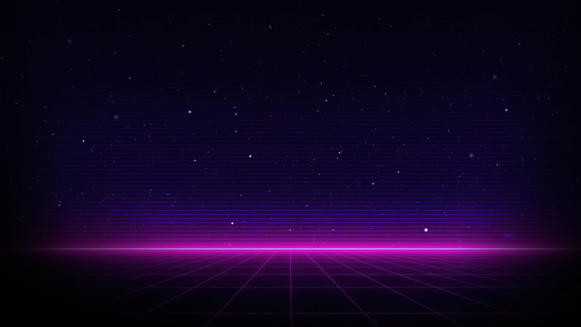 Neon Purple Aesthetic Horizon Wallpaper