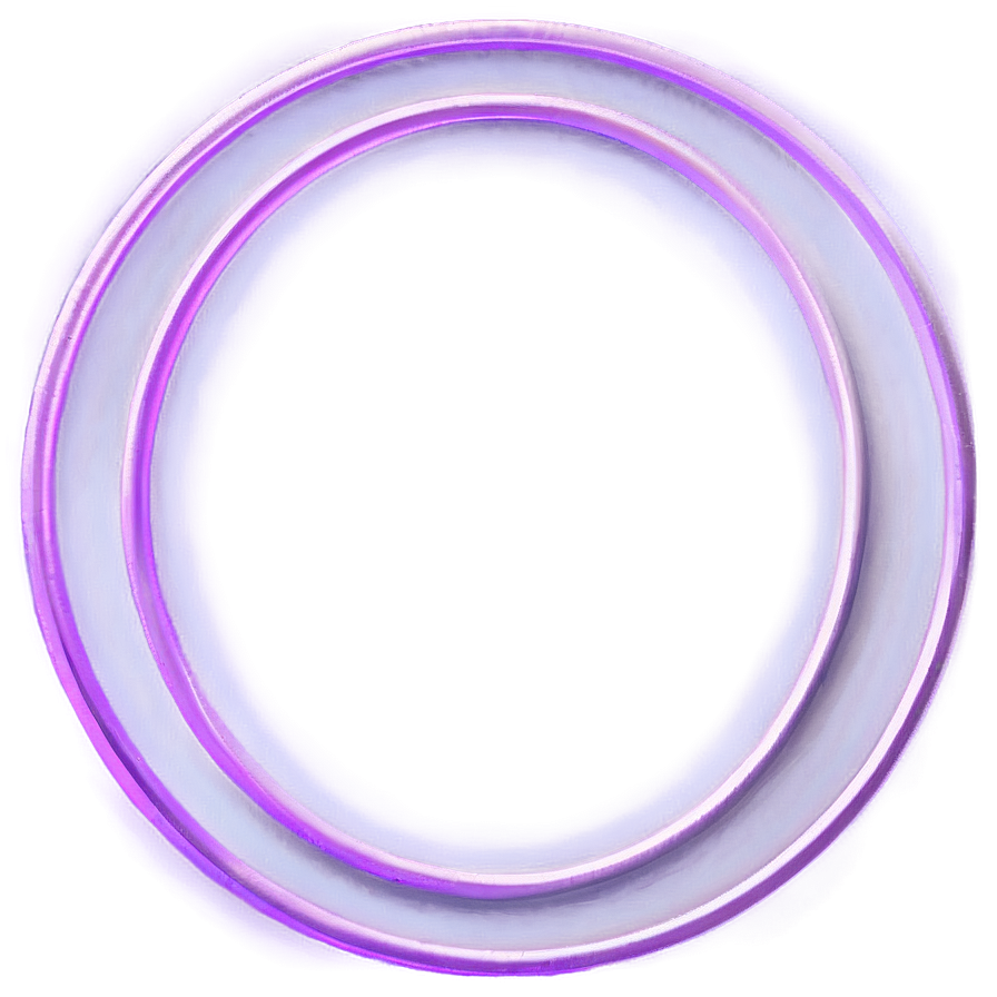 Neon Purple Circle Outline Png 06202024 PNG