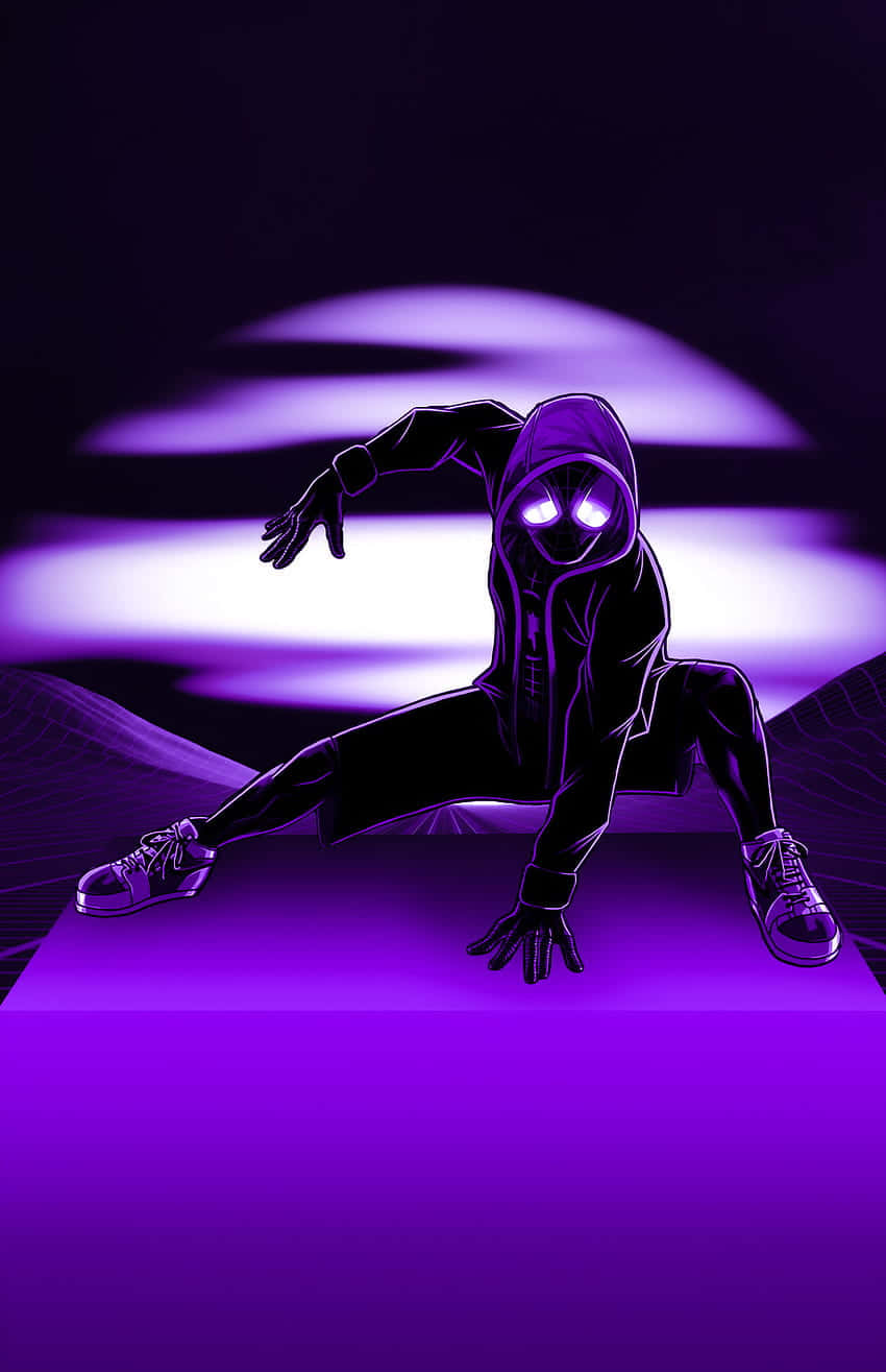 Neon_ Purple_ Grunge_ Aesthetic Wallpaper