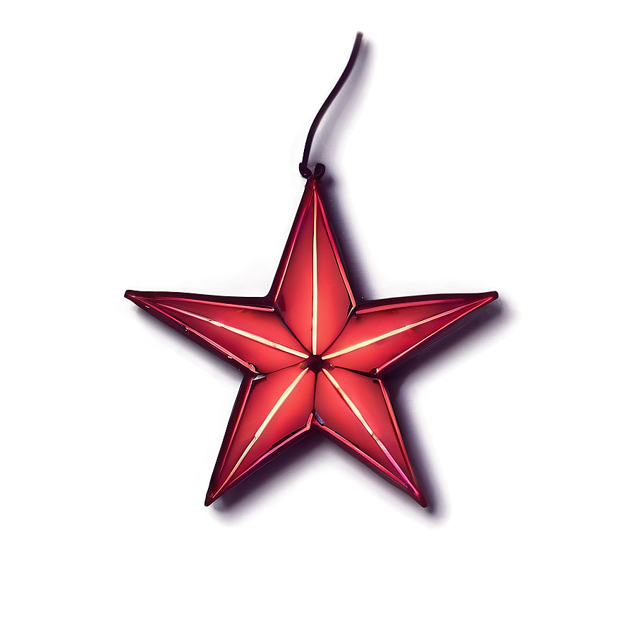 Neon Red Star Png Xva1 PNG
