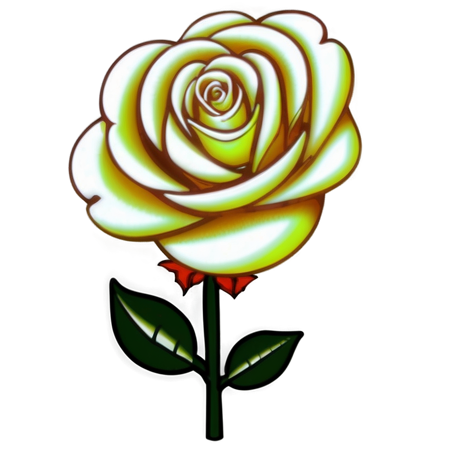 Download Neon Rose Png 15 | Wallpapers.com