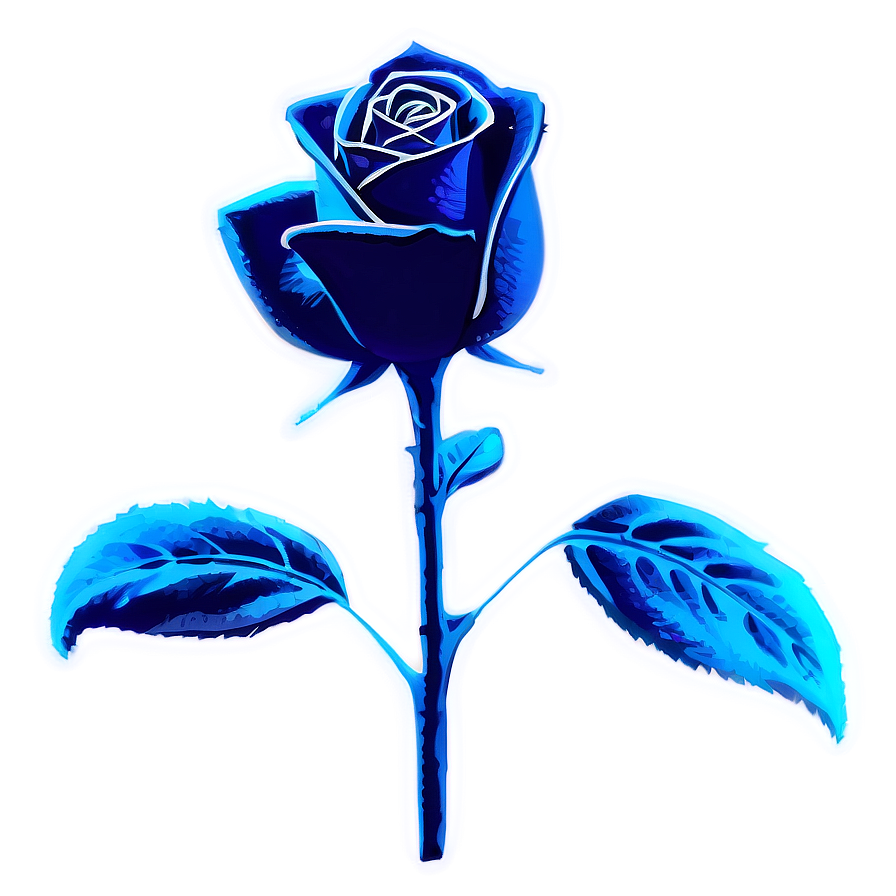 Download Neon Rose Png Ebj | Wallpapers.com