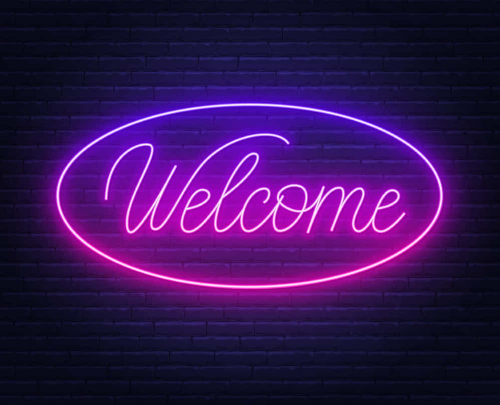 Download Vibrant Neon Sign Lighting Up The Night | Wallpapers.com