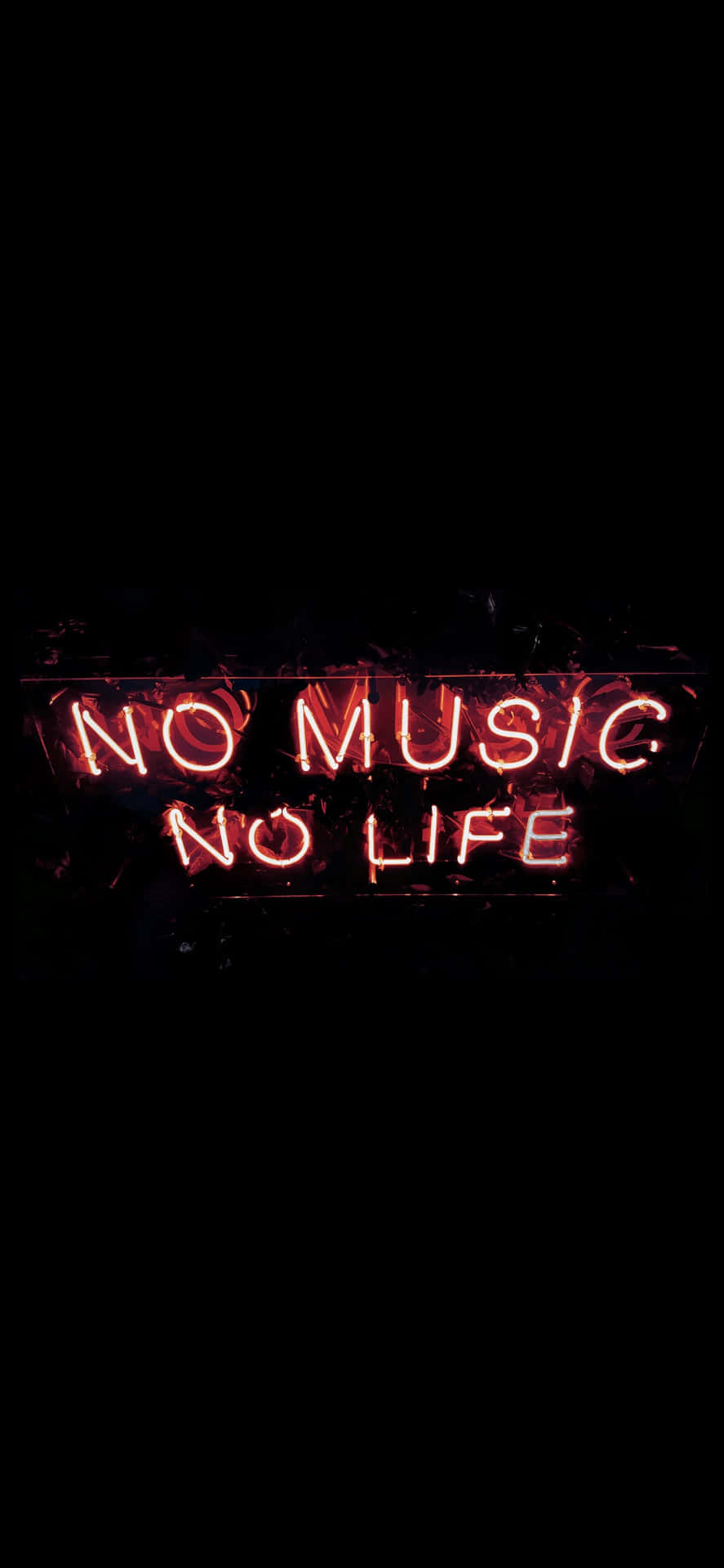 Neon Sign No Music No Life Wallpaper