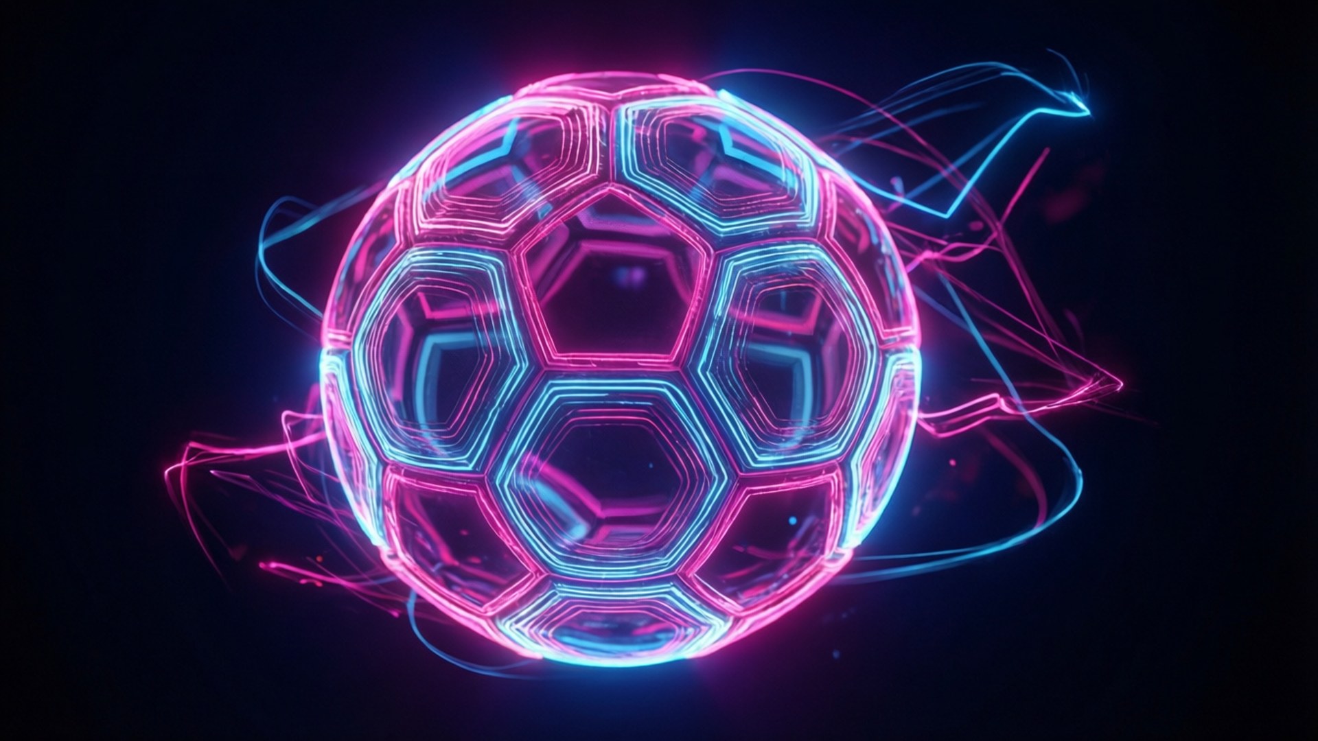 Neon Sphere Papéis de Parede
