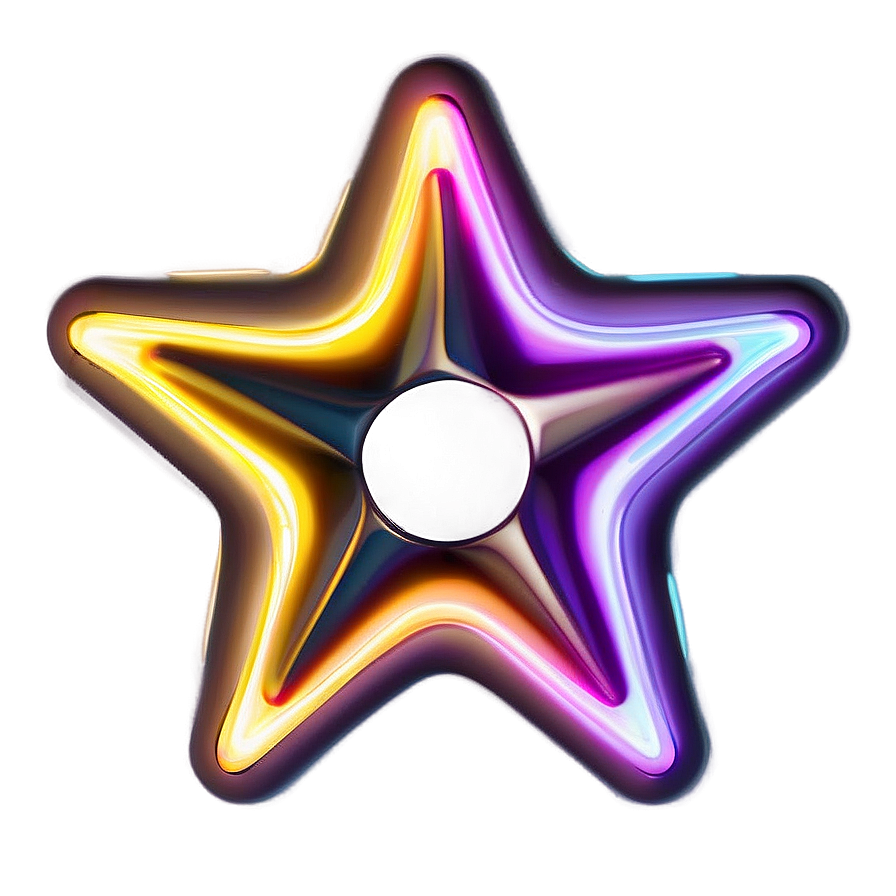 Neon Star Transparent Png Iuu33 PNG