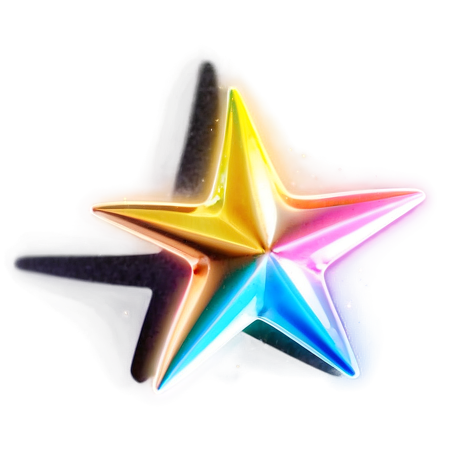 Neon Star Transparent Png Sns PNG