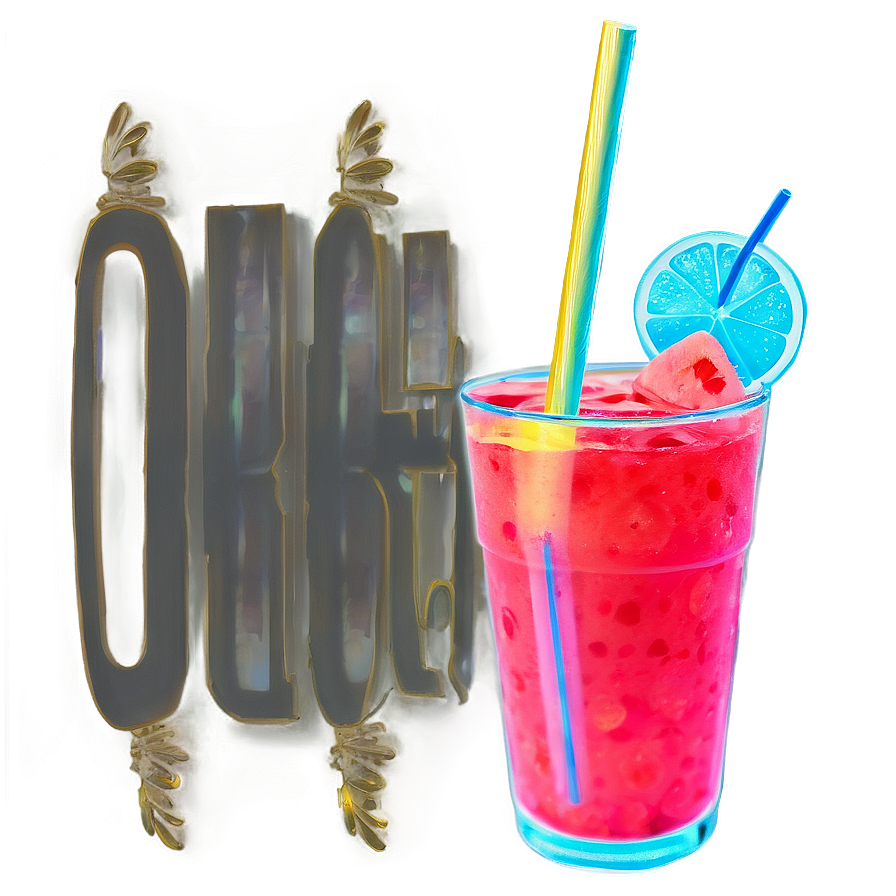Neon Straw Png 05242024 PNG