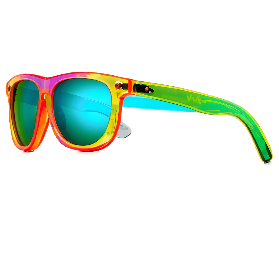 Neon Sunglasses Party Png 04292024 PNG