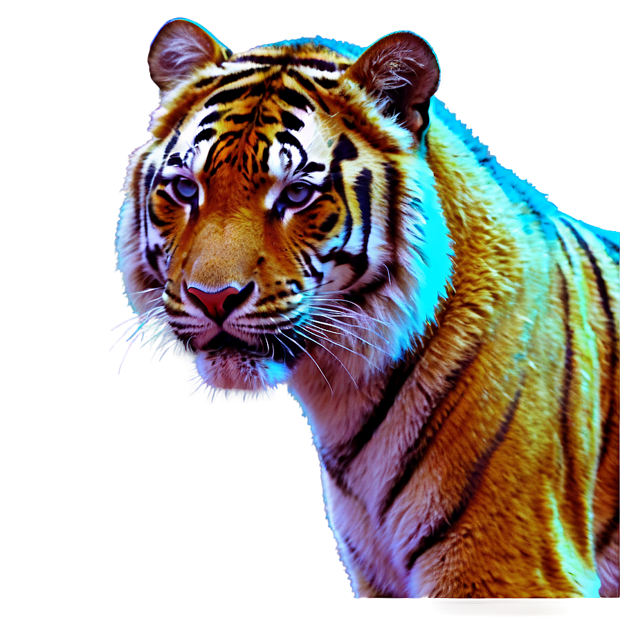 Neon Tiger Png 6 PNG