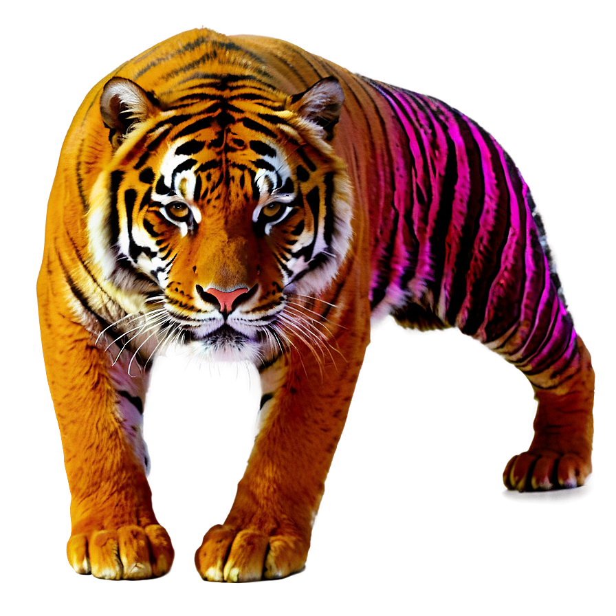 Neon Tiger Png 88 PNG