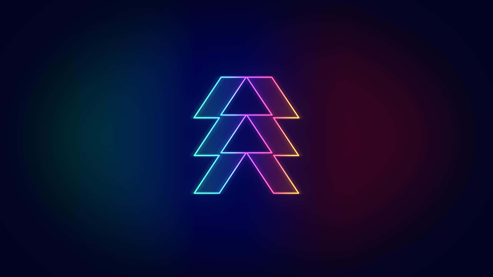 Neon Tree Logo Gradient Background Wallpaper