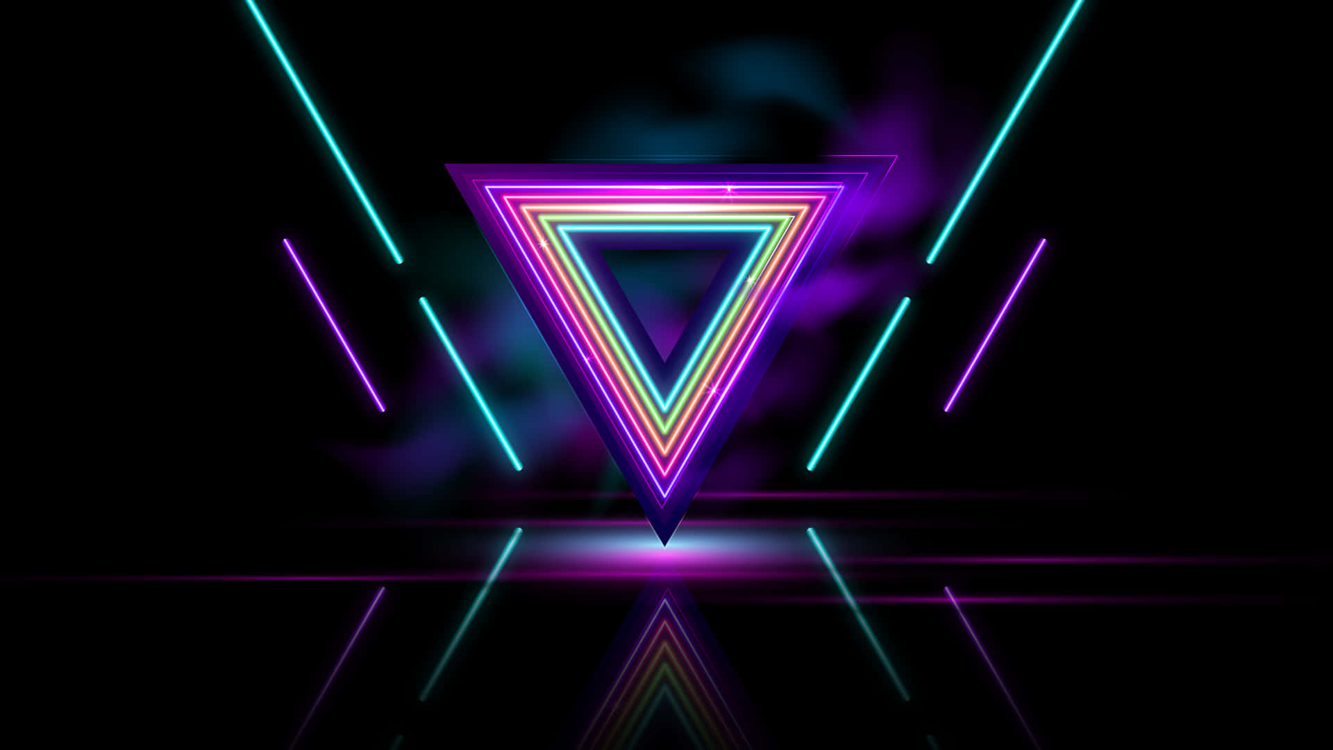 Neon_ Triangle_ Abstract_ Lights.jpg Wallpaper