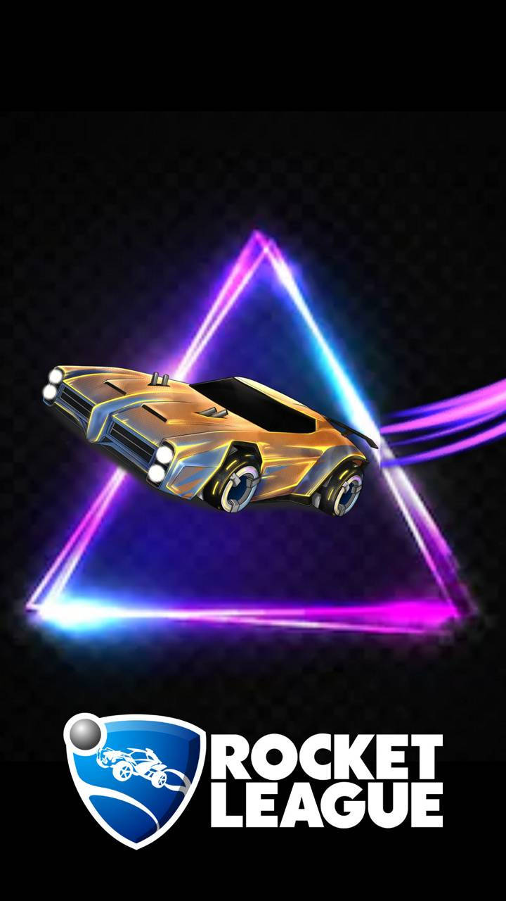 Neon Triangle Dominus Rocket League Iphone Wallpaper