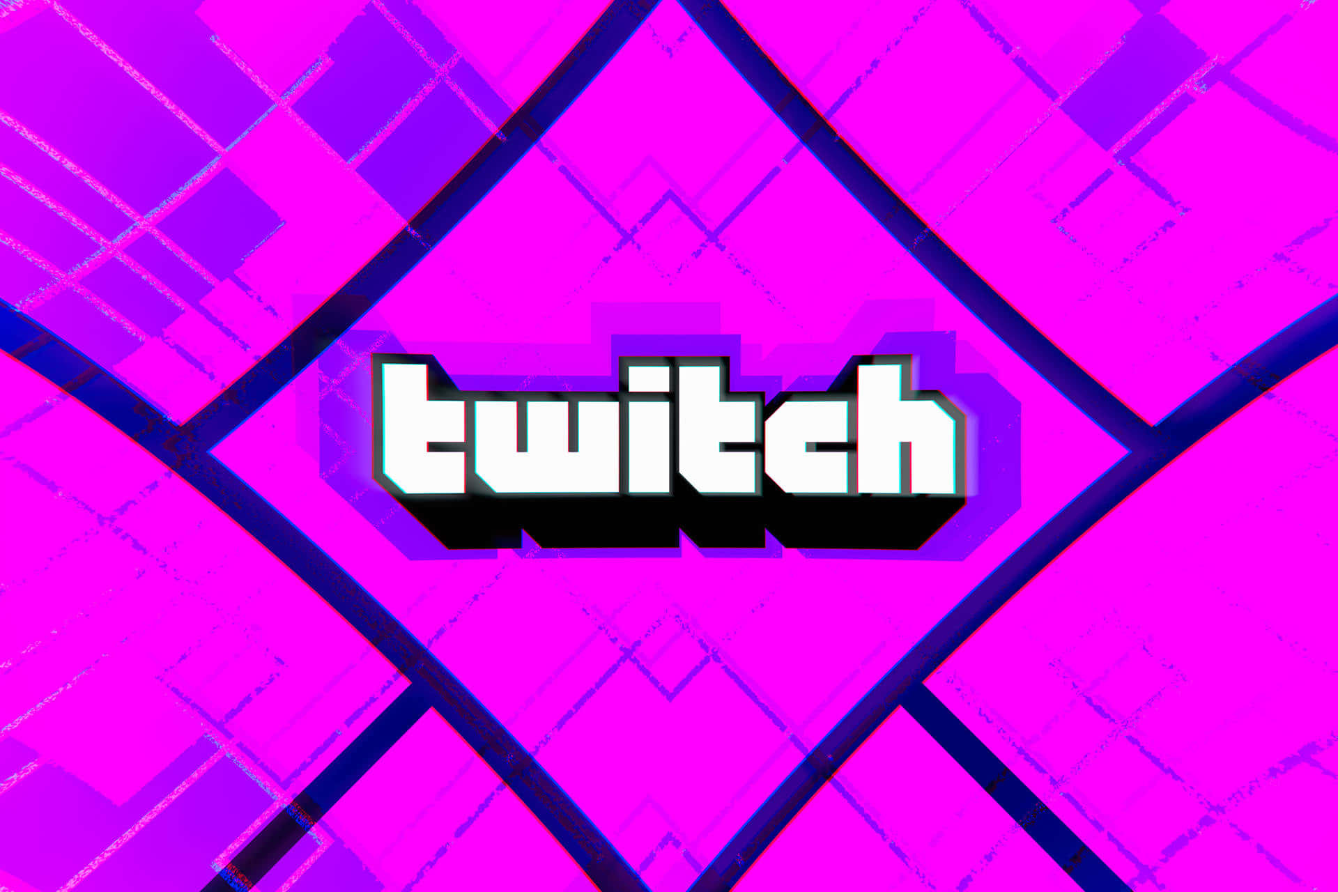 Let’s Connect on Neon Twitch Wallpaper
