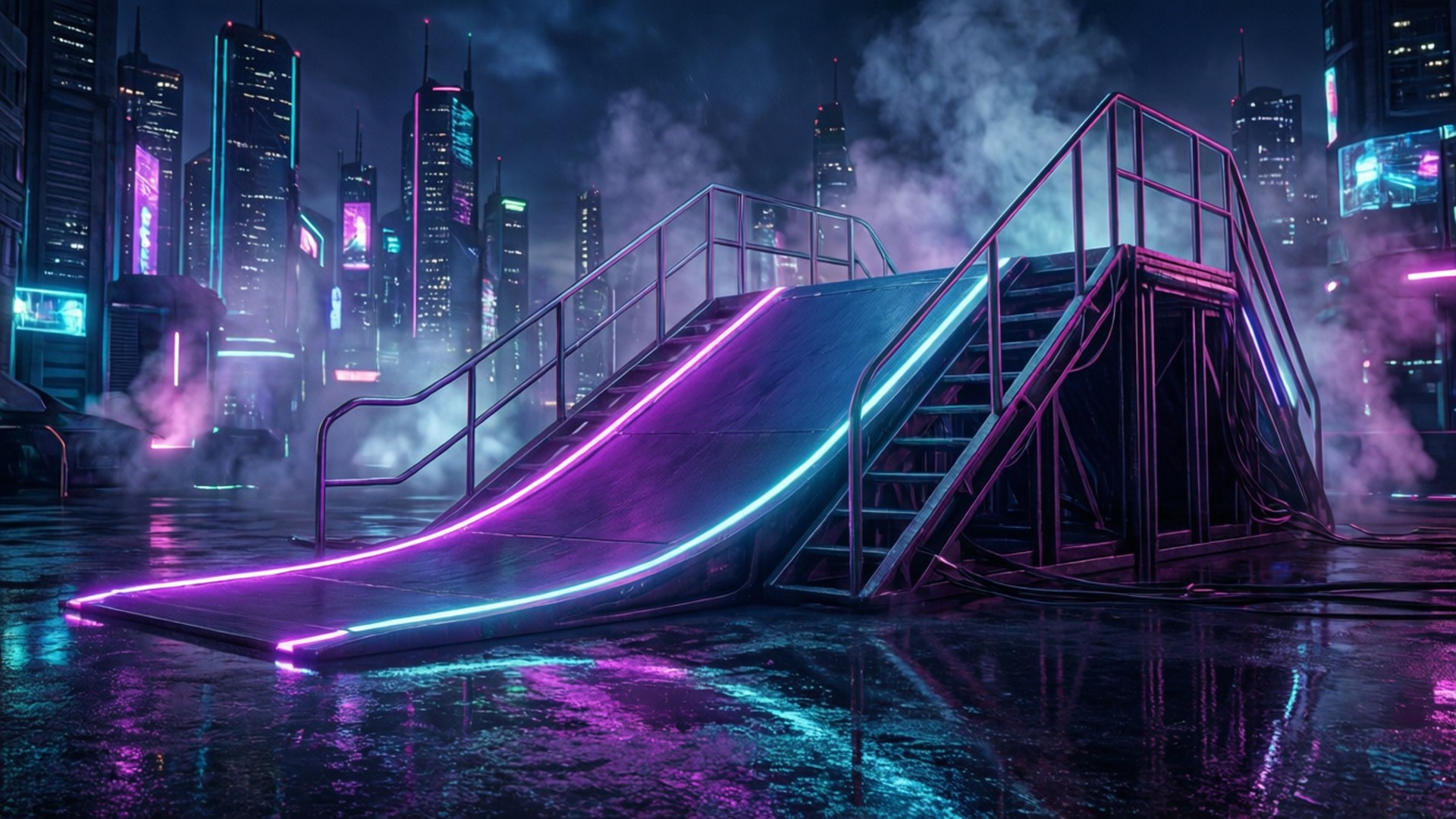 Neon Vert Achtergronden