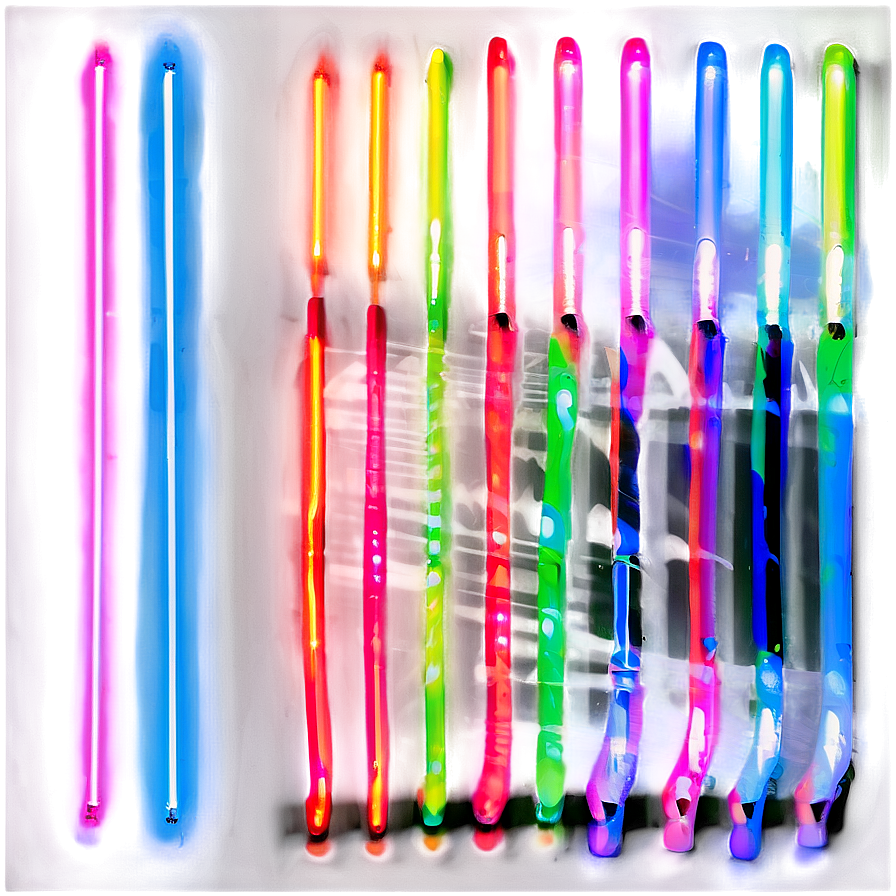 Neon Vertical Line Effect Png 06132024 PNG