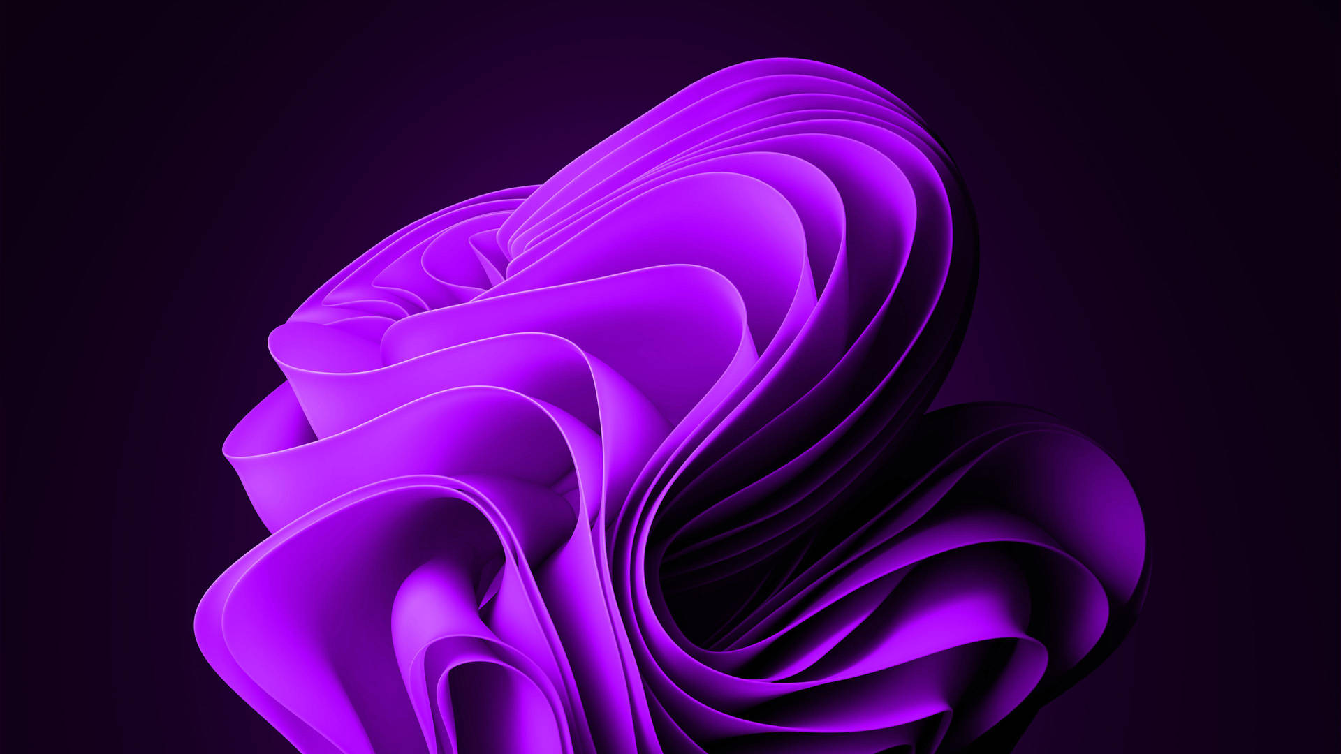 Neon Violet Flower Wallpaper