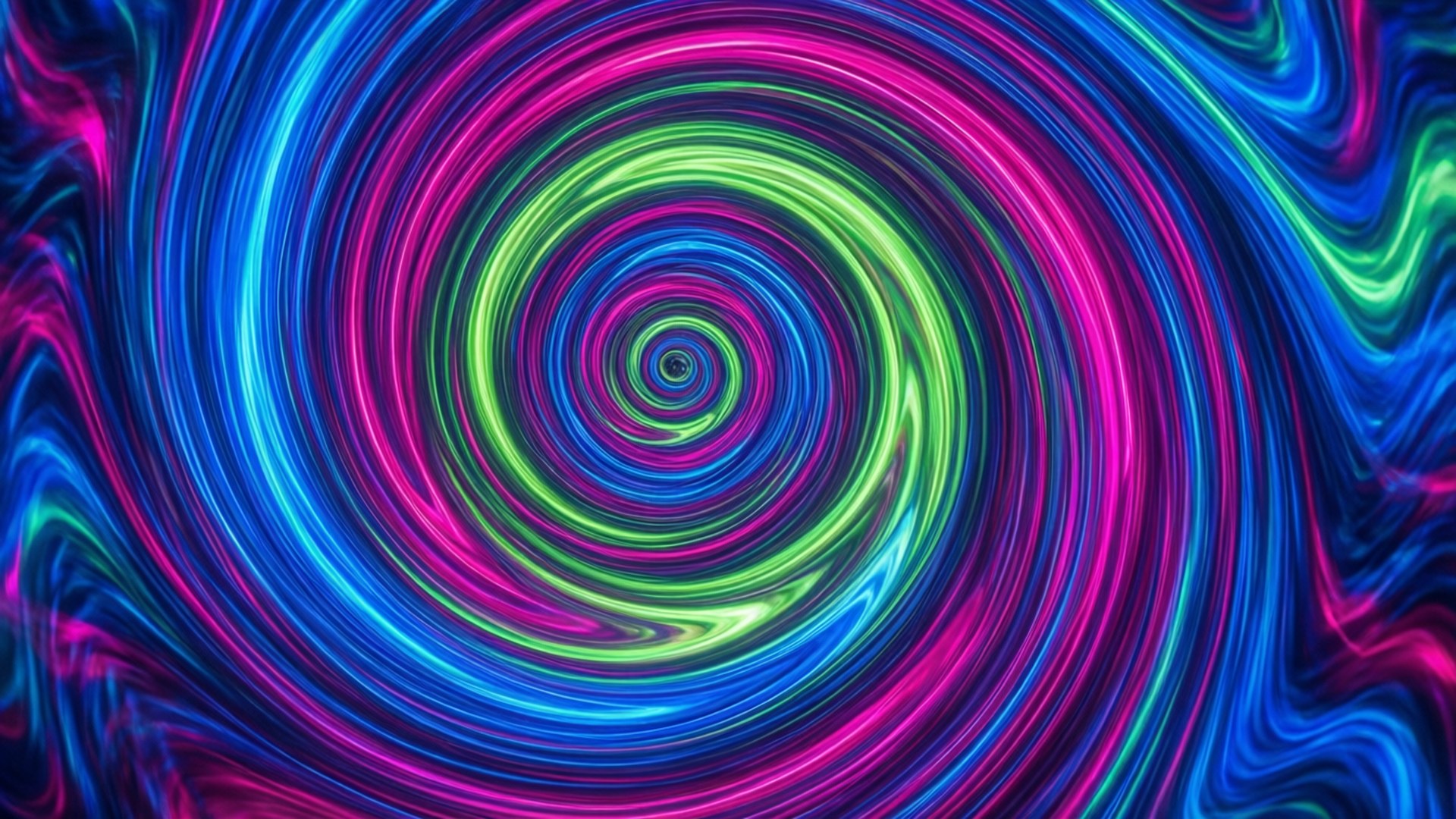Neon Vortex Wallpaper