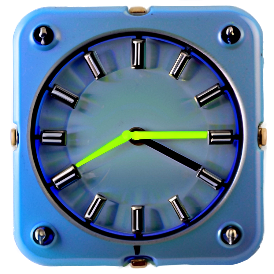 Neon Wall Clock Png Osr PNG