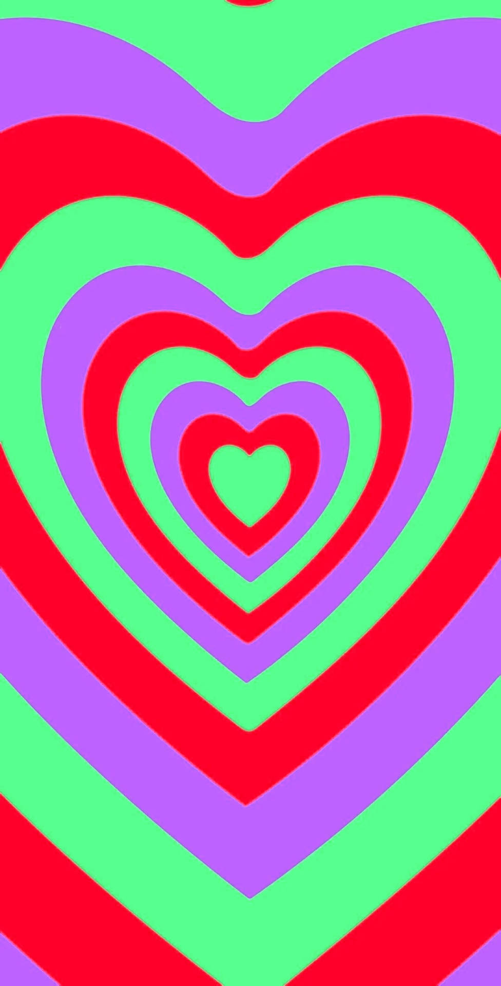 Neon Wildflower Heart